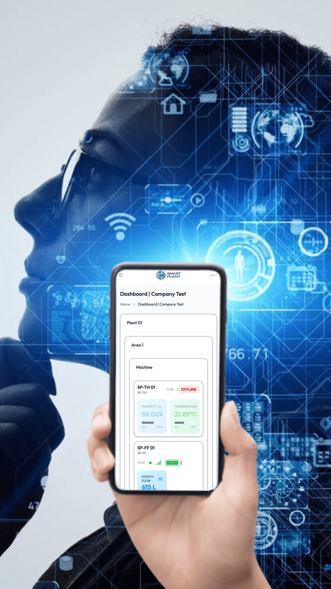 Smart Plant App - Telemetria Industrial